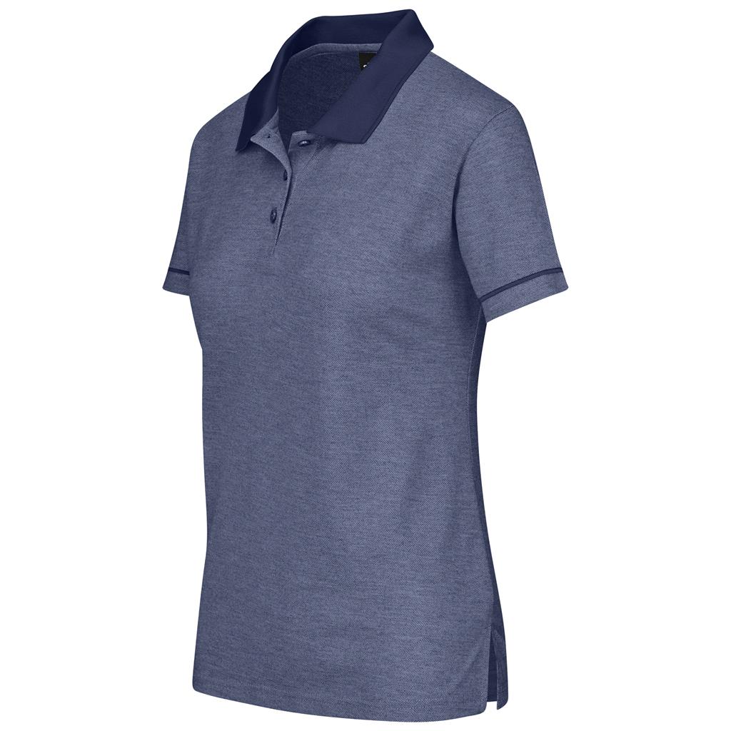 Ladies Verge Golf Shirt - Navy - Image 3