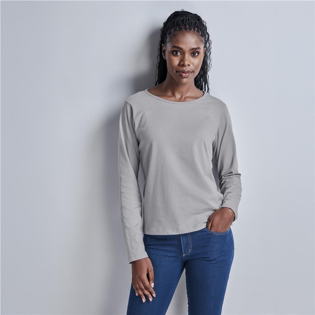 Ladies Long Sleeve Portland T-Shirt - Image 6