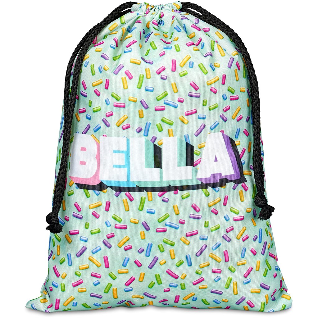 Hoppla Pacific Maxi Polyester Drawstring Pouch - Image 2