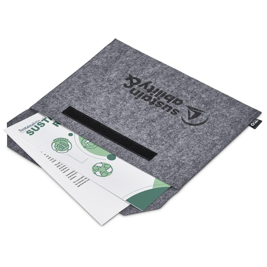Okiyo Shorui Recycled PET Felt Document Bag - Image 9