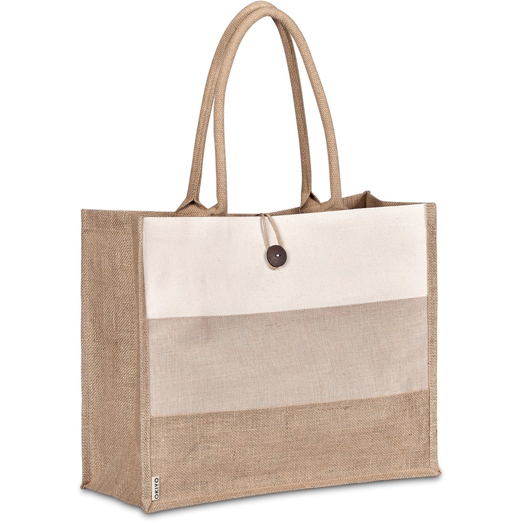 Okiyo Fukei Jute & Cotton Tote - Image 2
