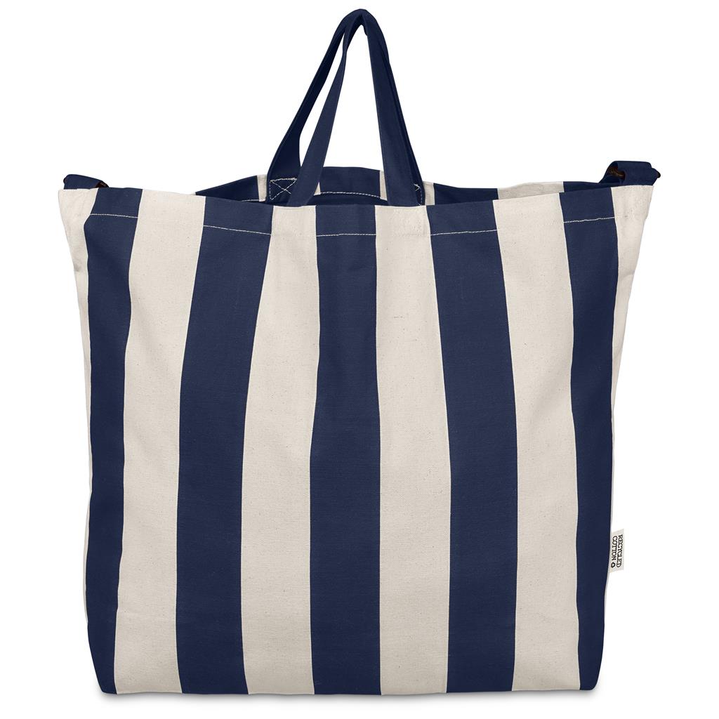 Okiyo Natsuri Recycled Cotton Canvas Large Beach Bag - Image 17