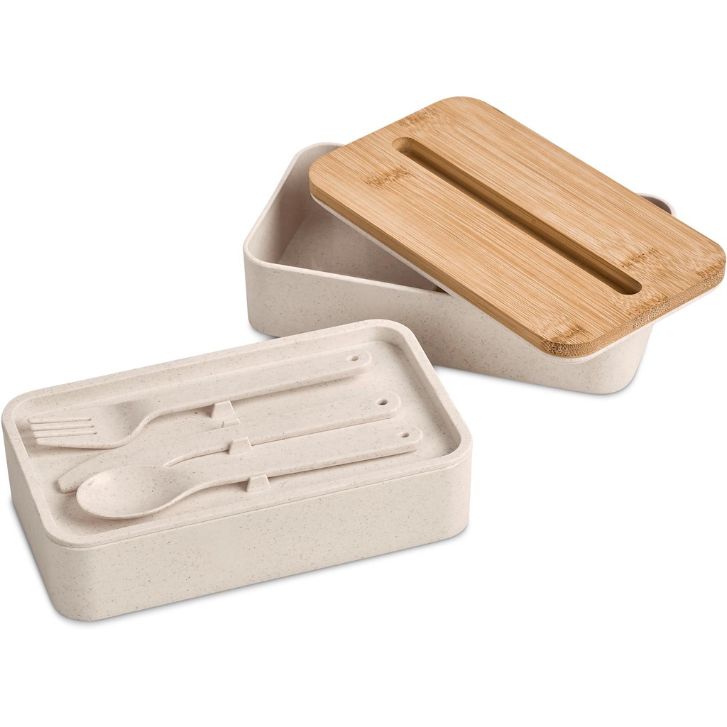 Okiyo Dura Wheat Straw & Bamboo Lunch Box Set - Image 5
