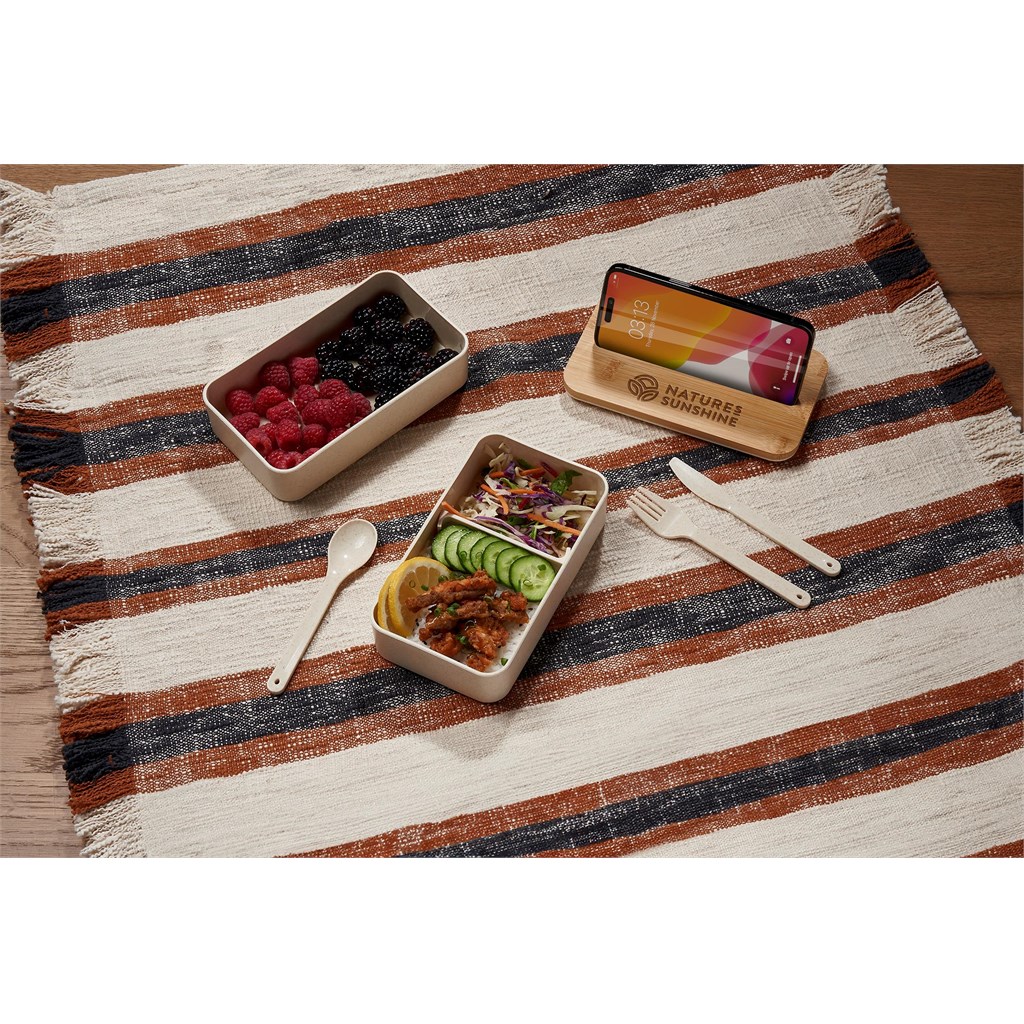 Okiyo Dura Wheat Straw & Bamboo Lunch Box Set - Image 15