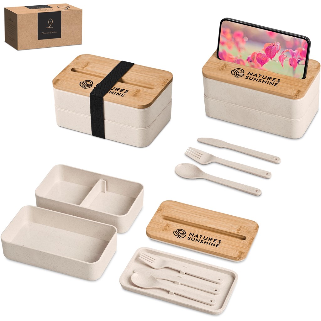Okiyo Dura Wheat Straw & Bamboo Lunch Box Set - Image 22