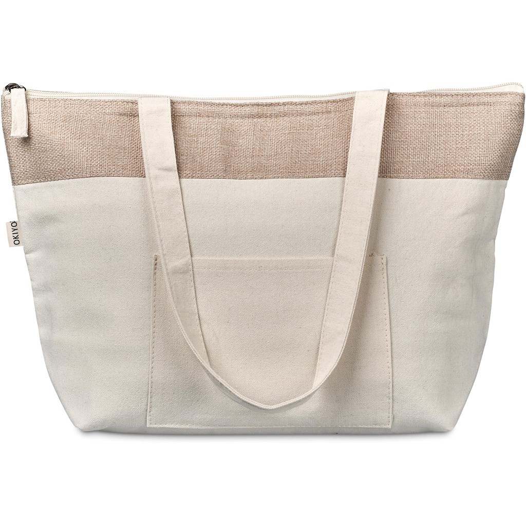 Okiyo Arshi Cotton & Jute 12 Can Lunch Cooler - Image 5