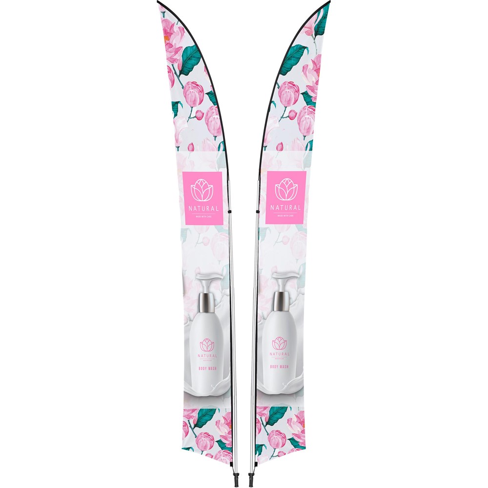 Legend 4M Sublimated Arcfin Double-Sided Flying Banner - 1 complete unit - Image 16