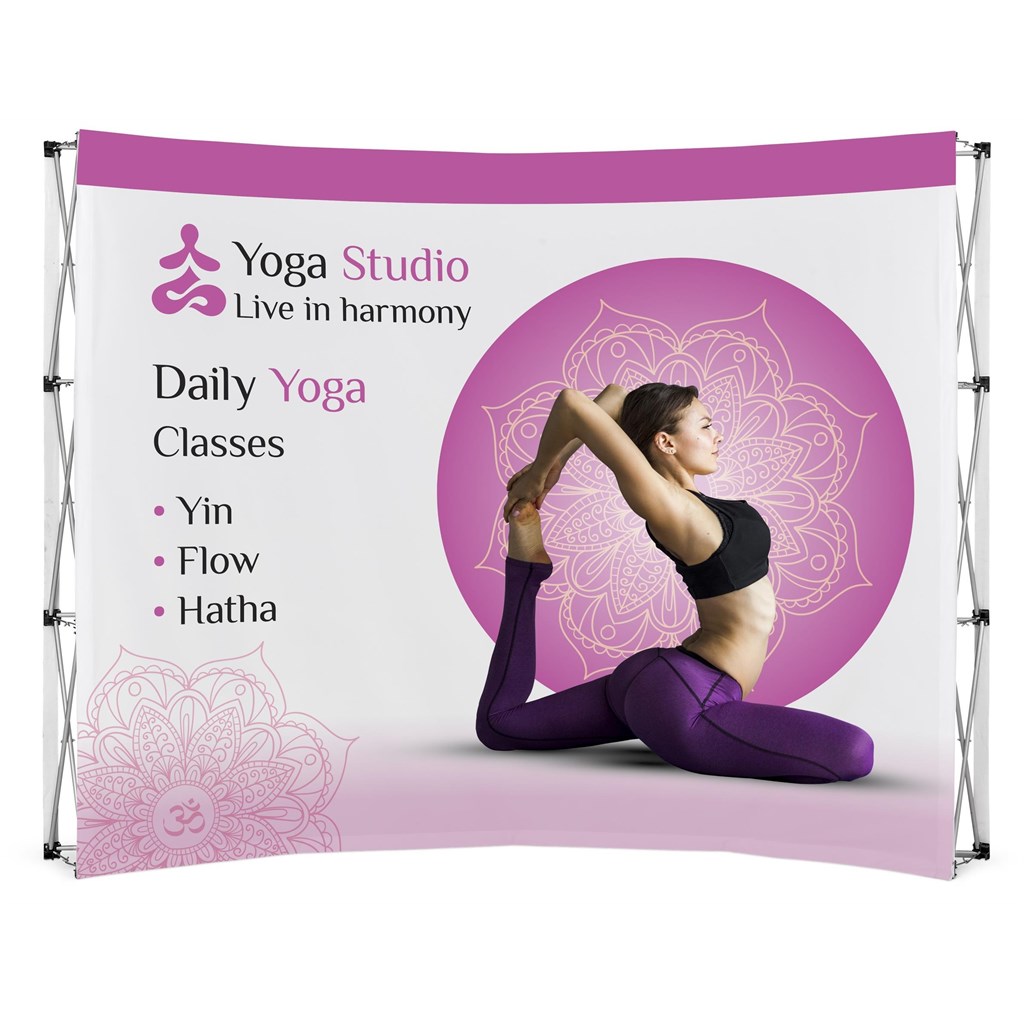 Legend Curved Banner Wall 2.85m x 2.25m - Image 21