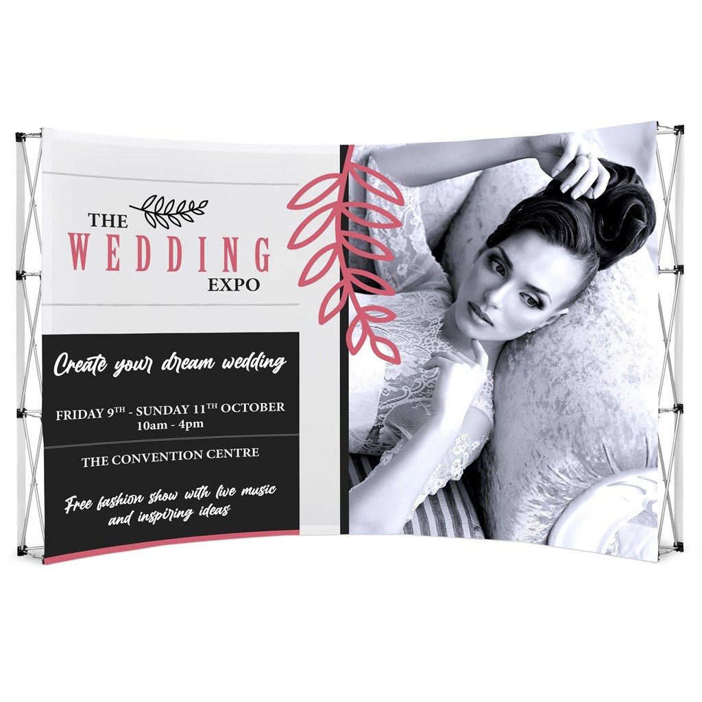 Legend Curved Banner Wall 3.5m x 2.25m - Image 14