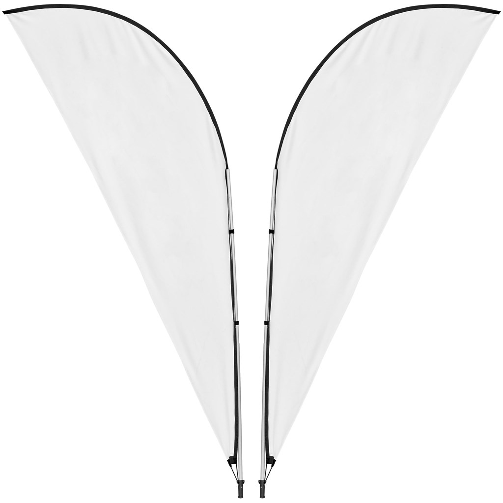 Legend 3M Sublimated Sharkfin Double-Sided Flying Banner - 1 complete unit - Image 8