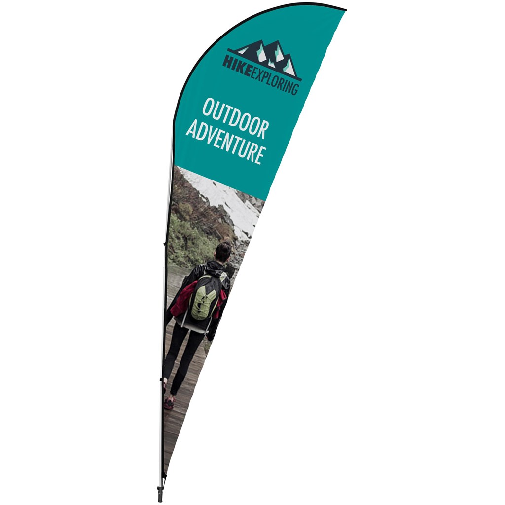 Legend 4M Sublimated Sharkfin Double-Sided Flying Banner - 1 complete unit - Image 15