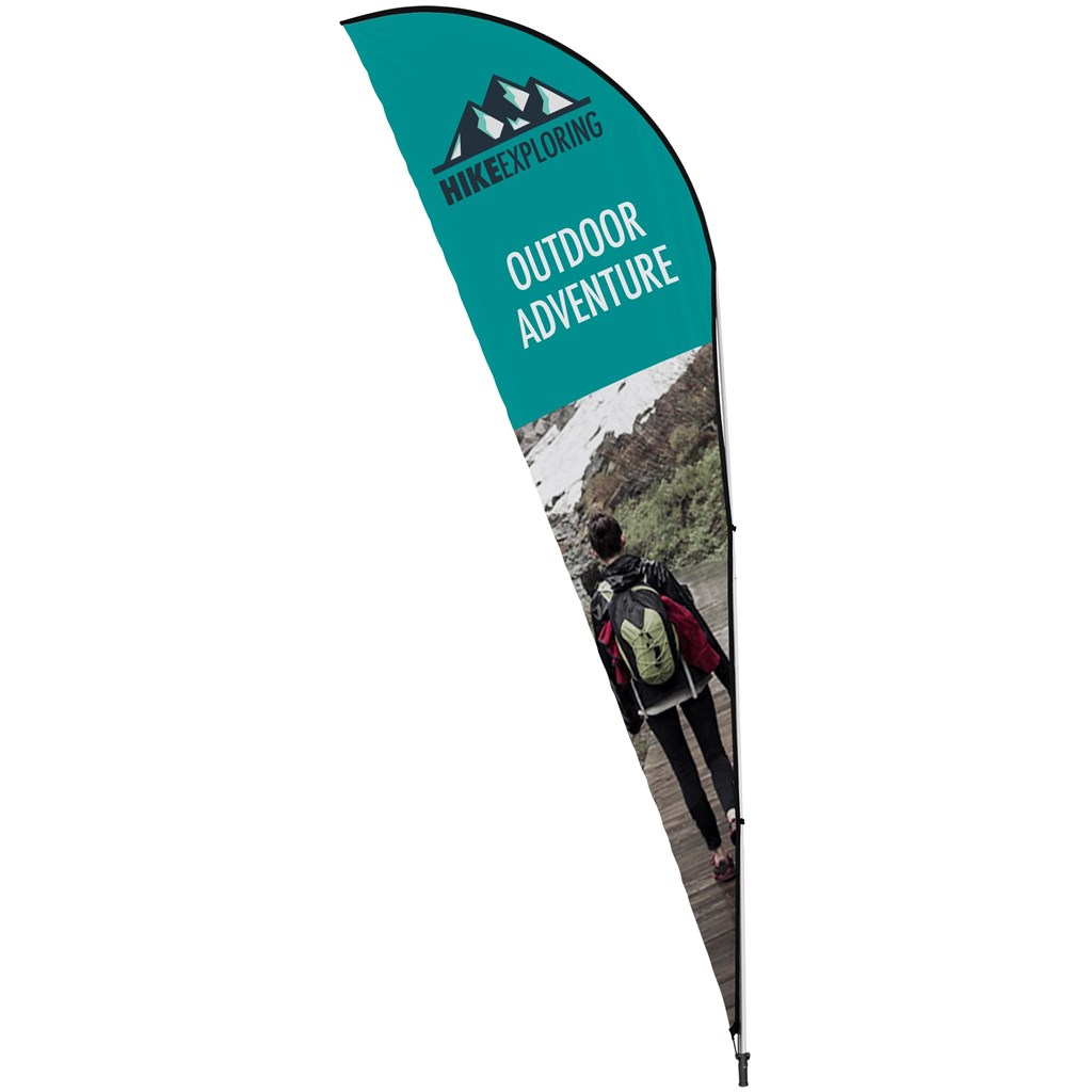 Legend 4M Sublimated Sharkfin Double-Sided Flying Banner - 1 complete unit - Image 13