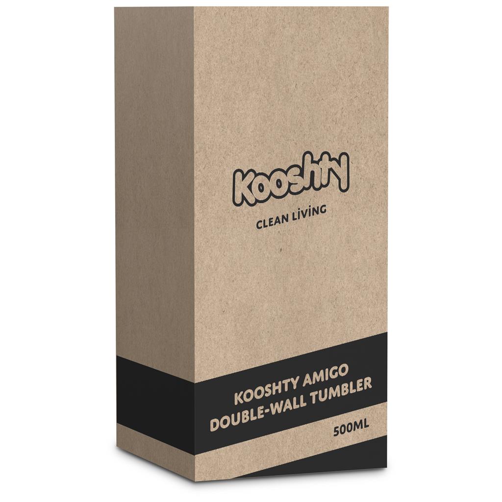 Kooshty Amigo Stainless Steel & Plastic Double-Wall Tumbler - 500ml - Image 4