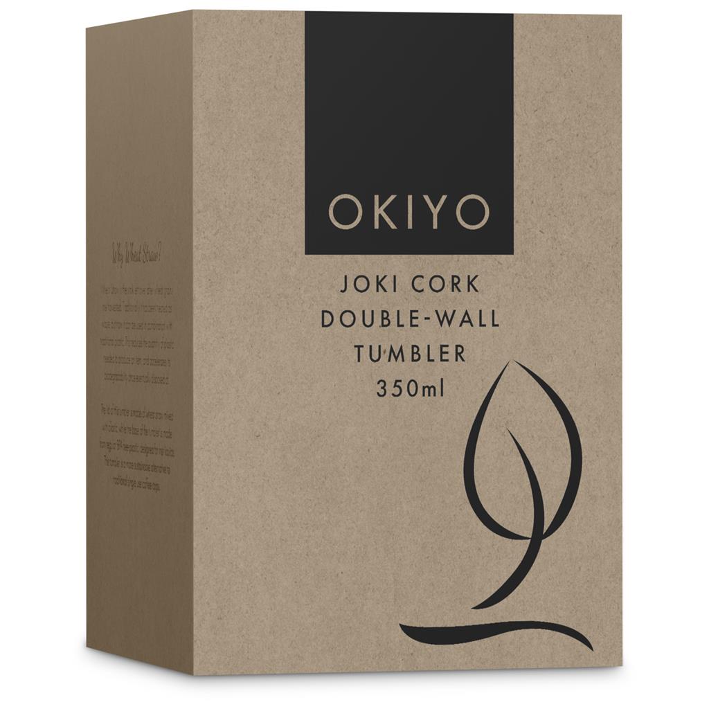 Okiyo Joki Cork & Wheat Straw Double-Wall Tumbler – 350ml - Image 5