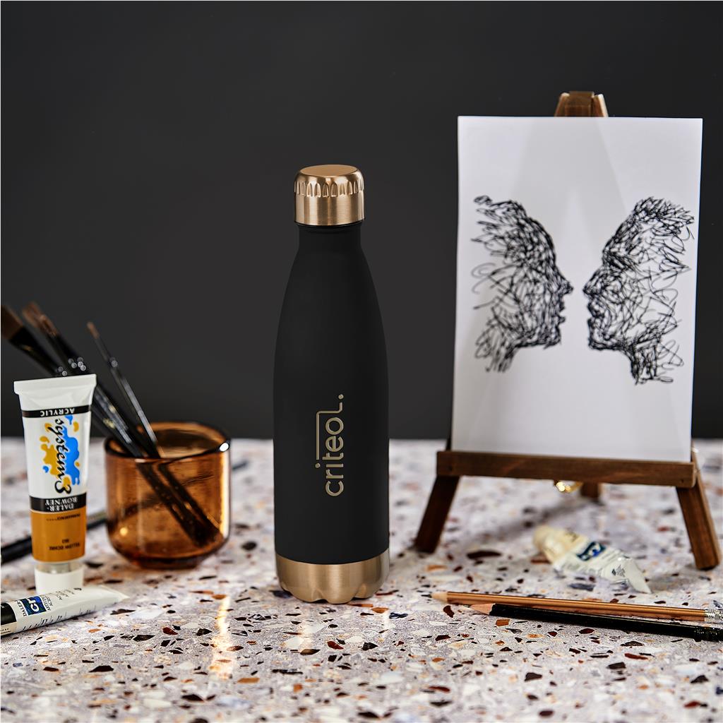 Serendipio Napoli Stainless Steel Vacuum Water Bottle - 500ml - Image 9