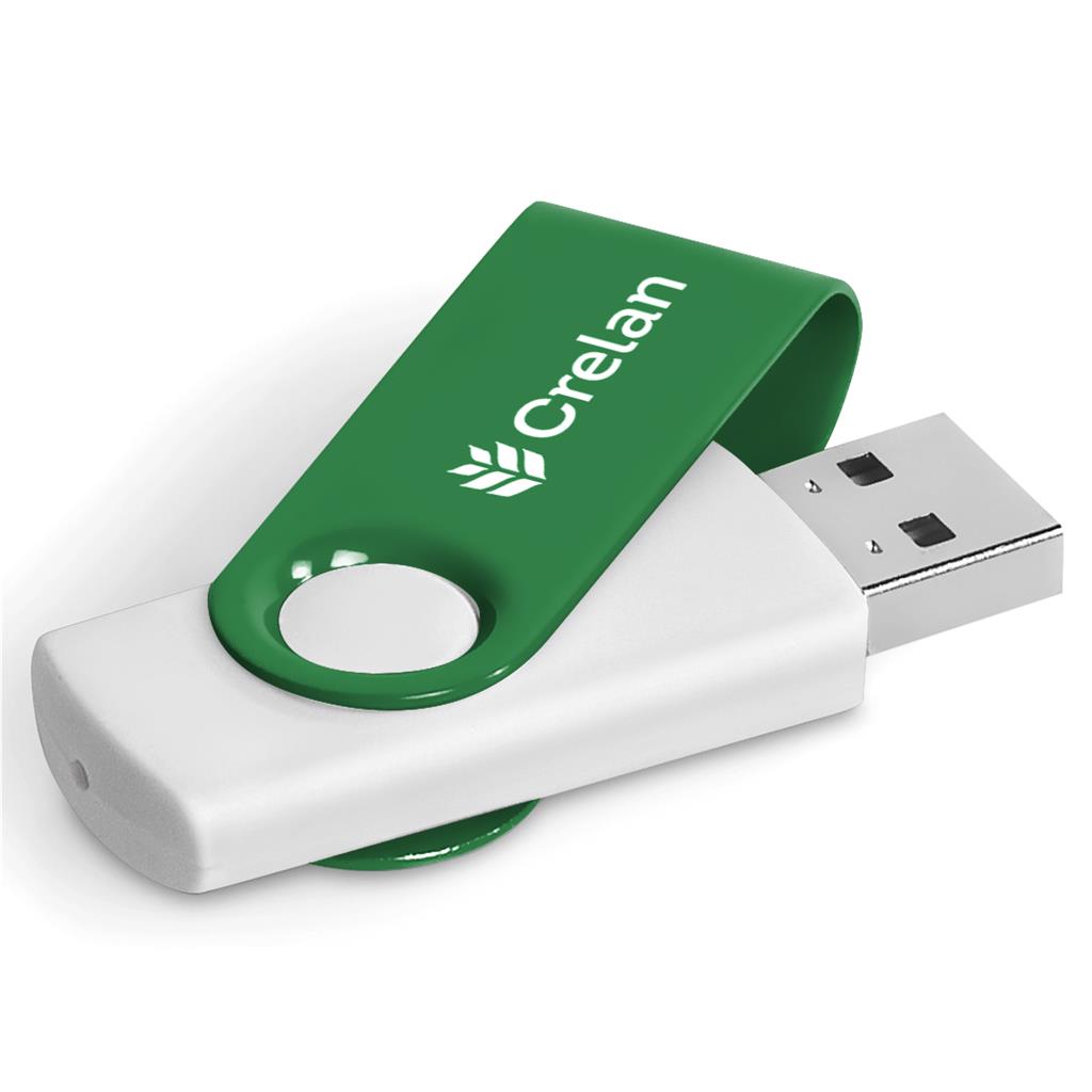 Axis Gyro White Flash Drive - 32GB - Image 11