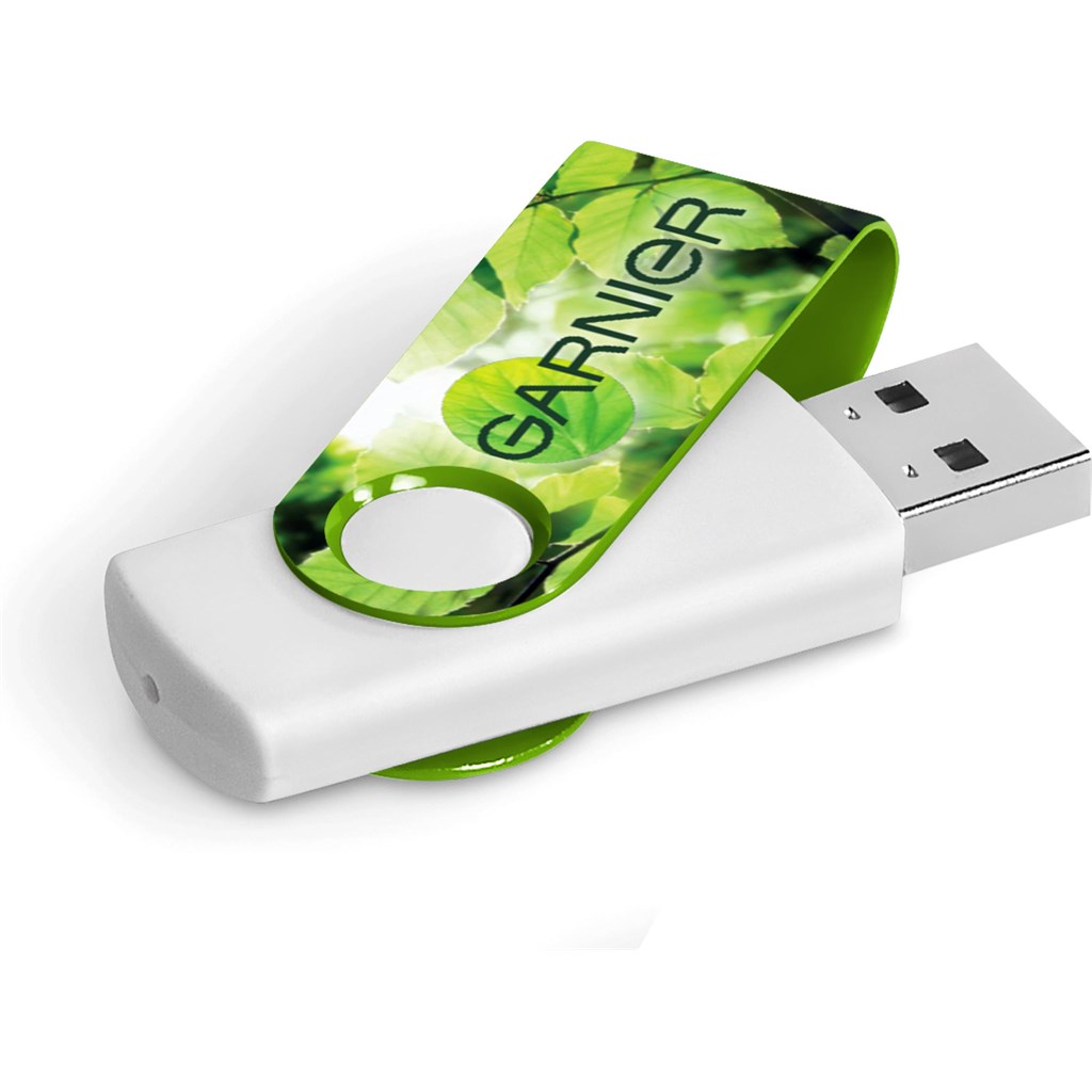 Axis Gyro White Flash Drive - 32GB - Image 13
