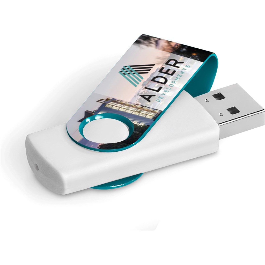 Axis Gyro White Flash Drive - 32GB - Image 29