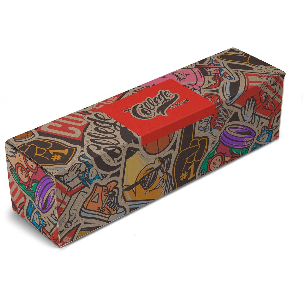 Consulate Flask in Bianca Custom Gift Box - Image 3