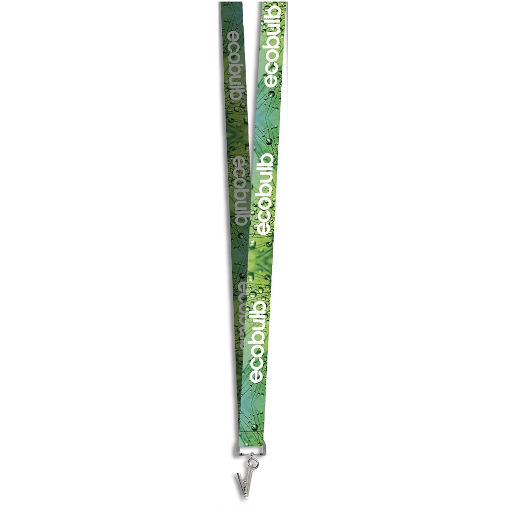Altitude Crocodile Clip Double-Sided Sublimation Satin Lanyard - Image 2