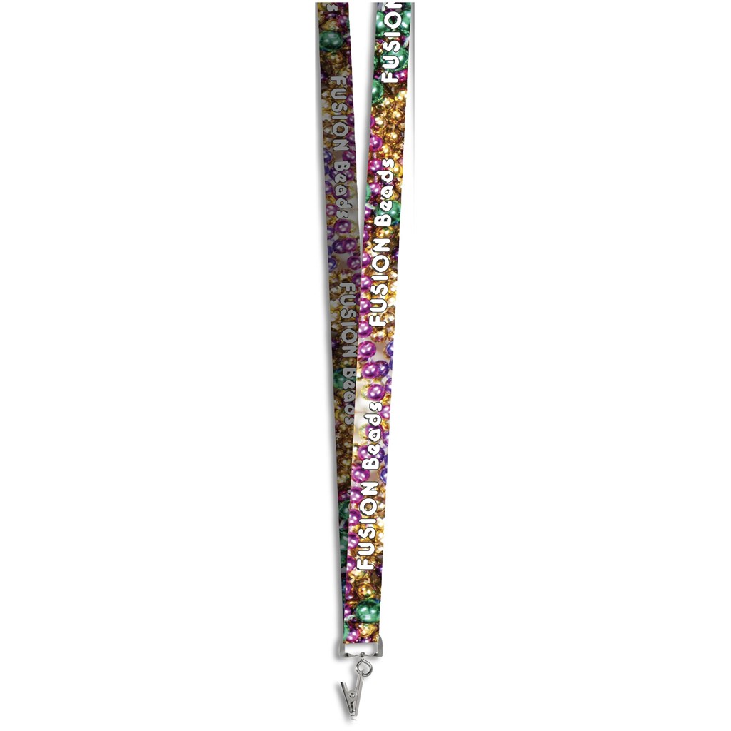 Altitude Crocodile Clip Double-Sided Sublimation Satin Lanyard - Image 4