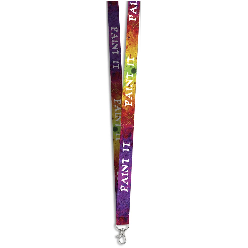 Altitude Snap Hook Clip Double-Sided Sublimation Satin Lanyard - Image 2