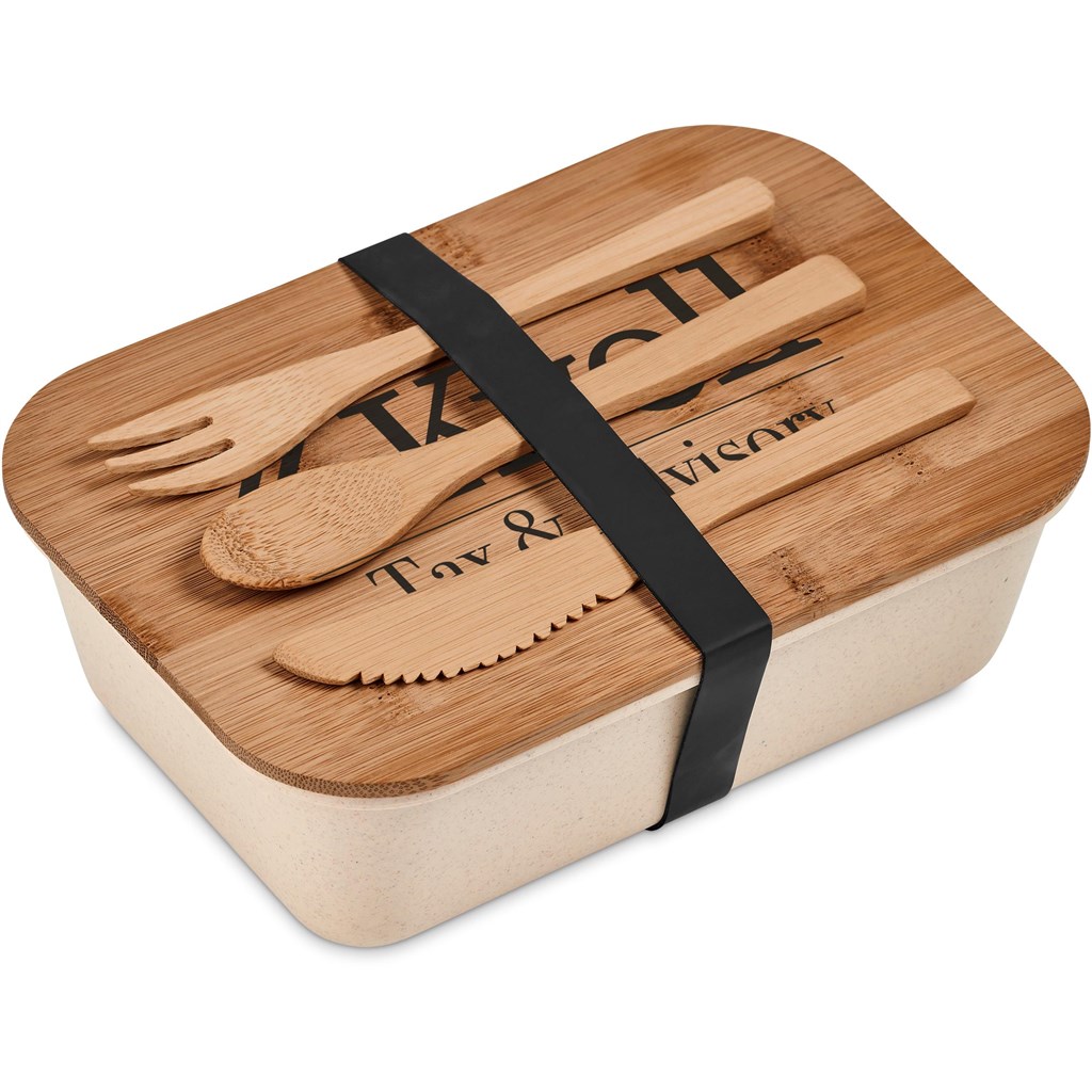 Kooshty Natura Plus Bamboo Fibre Lunch Box Set - Image 11