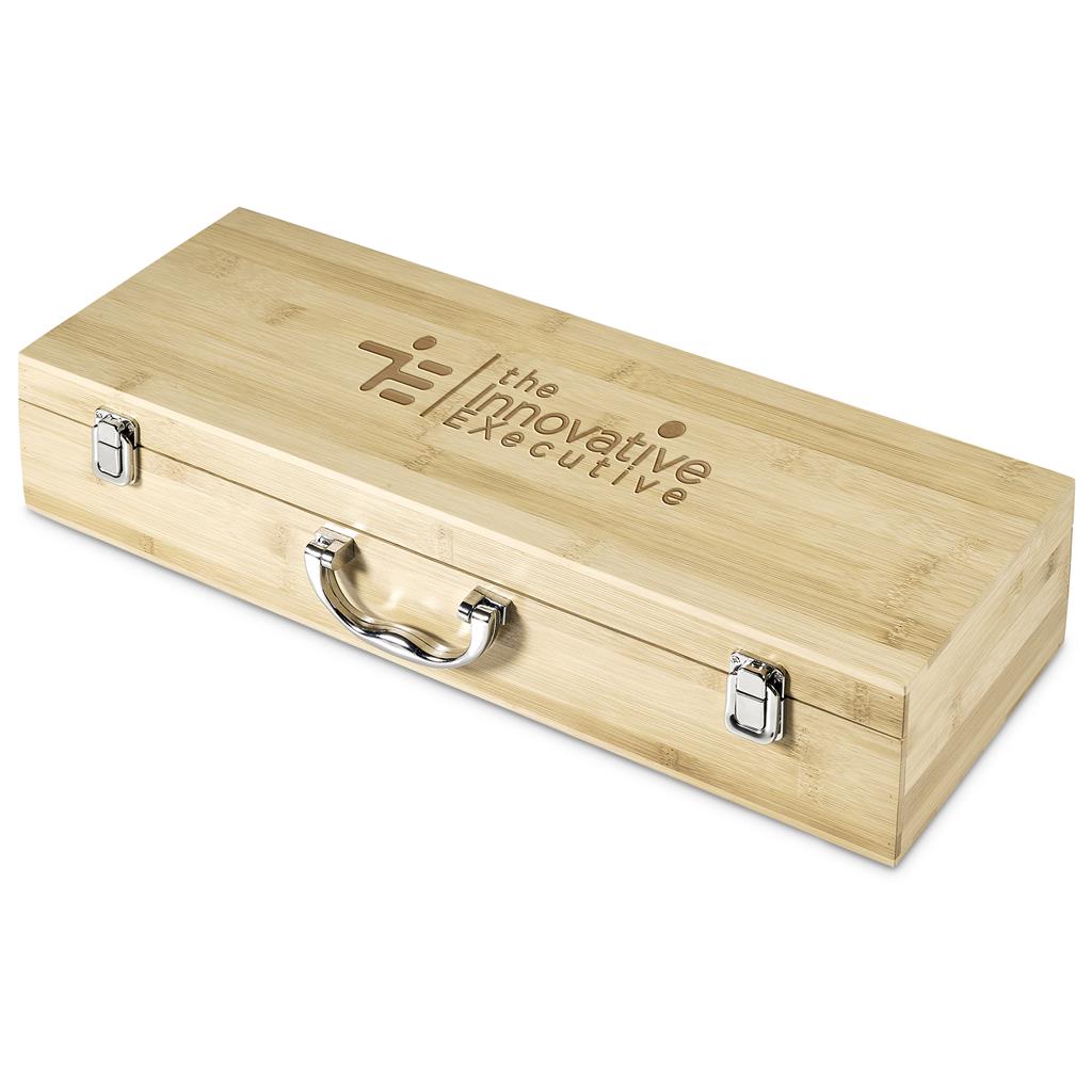 Okiyo Yakiniku Bamboo 5-Piece Braai Set - Image 2