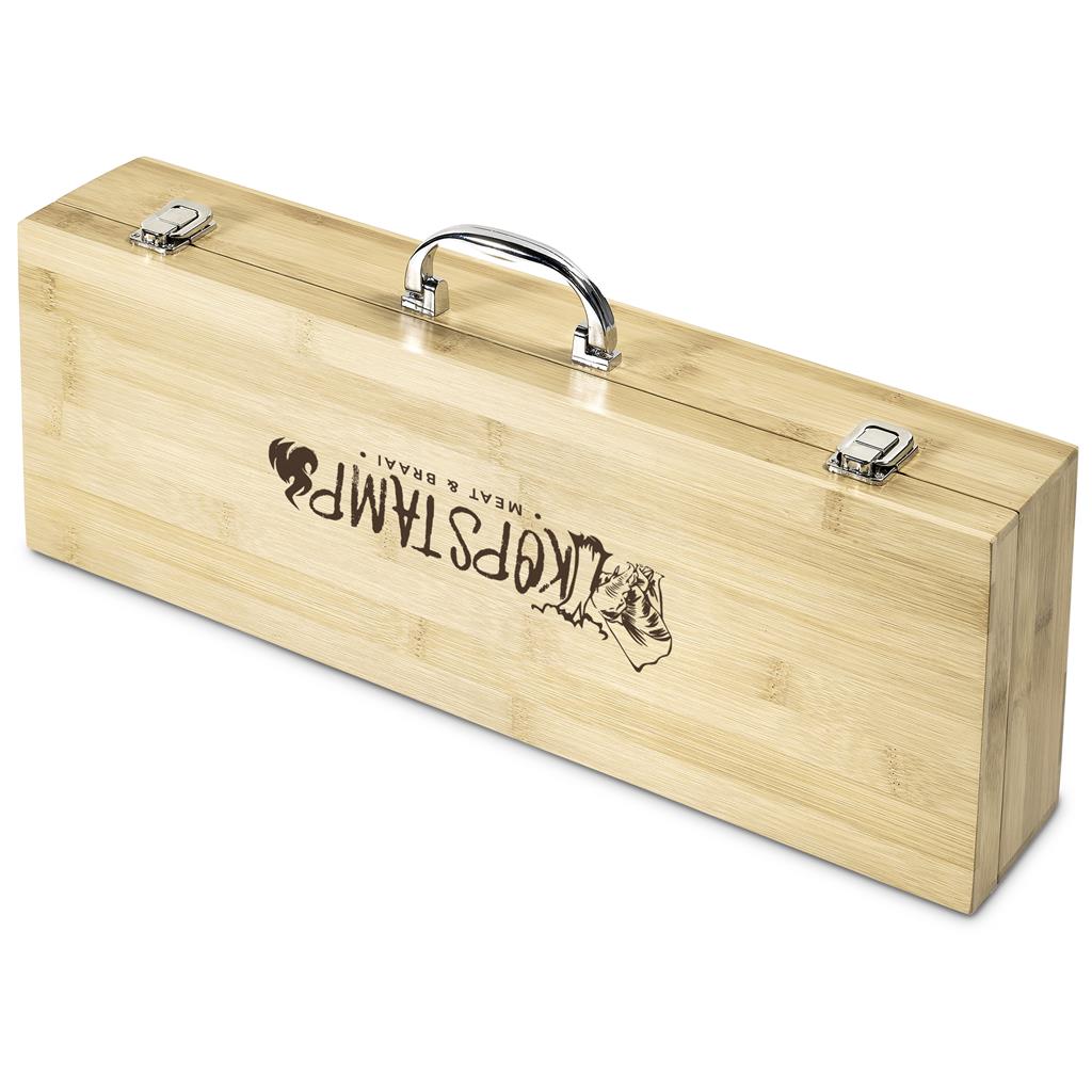 Okiyo Yakiniku Bamboo 5-Piece Braai Set - Image 4