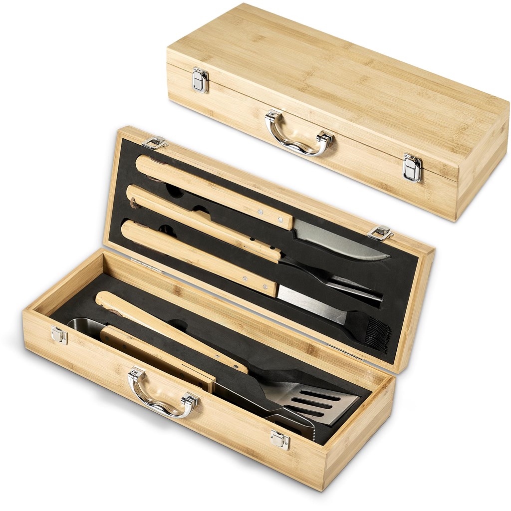 Okiyo Yakiniku Bamboo 5-Piece Braai Set - Image 12