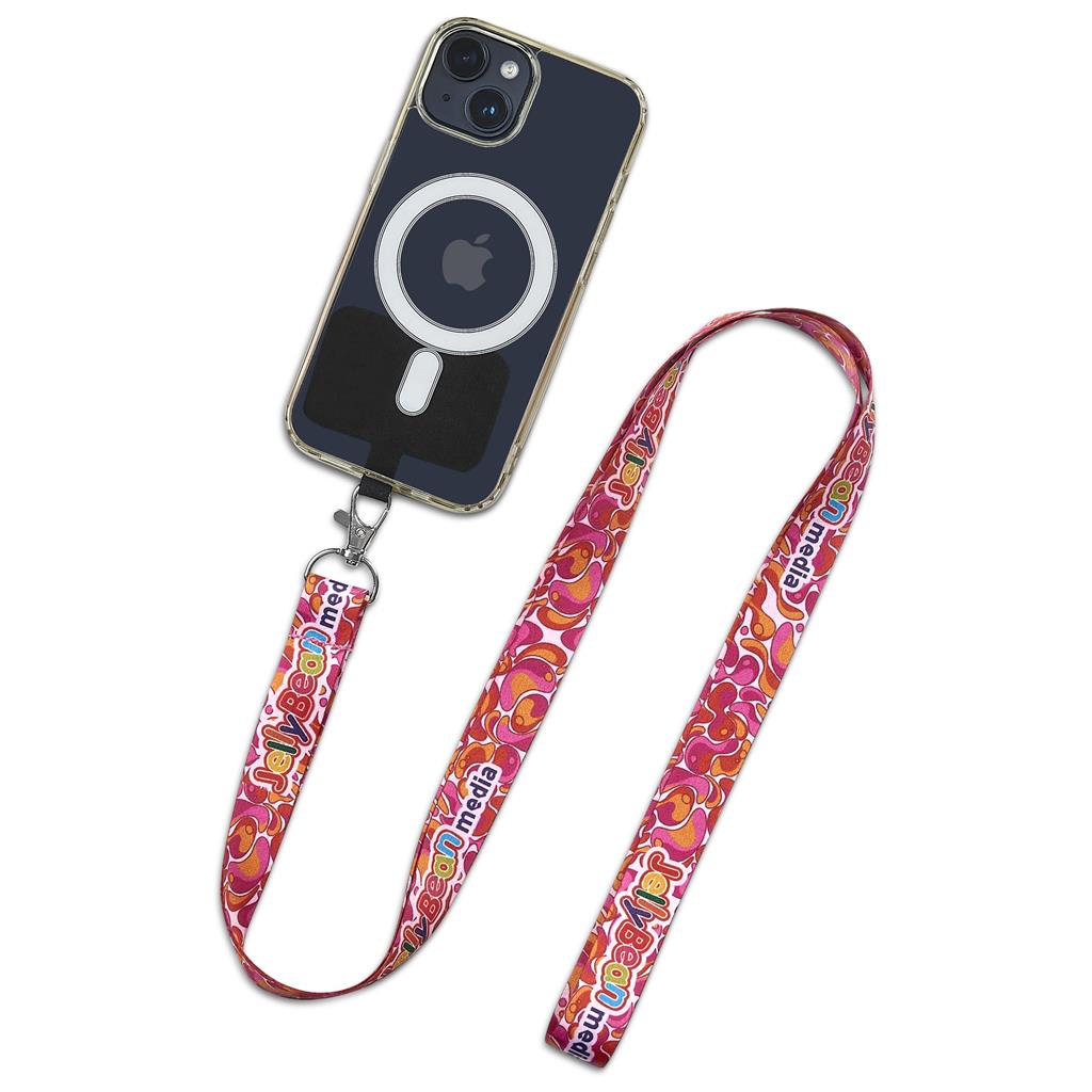 Altitude Turaco Double-Sided Sublimated Satin Crossbody Phone Strap - Image 7