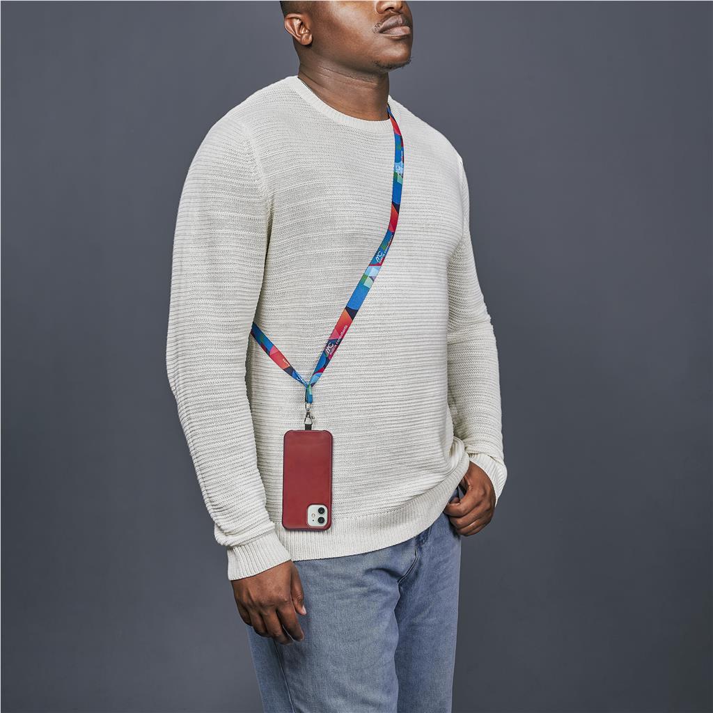 Altitude Turaco Double-Sided Sublimated Satin Crossbody Phone Strap - Image 3