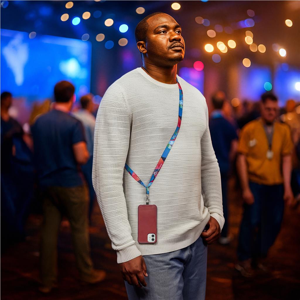 Altitude Turaco Double-Sided Sublimated Satin Crossbody Phone Strap - Image 9