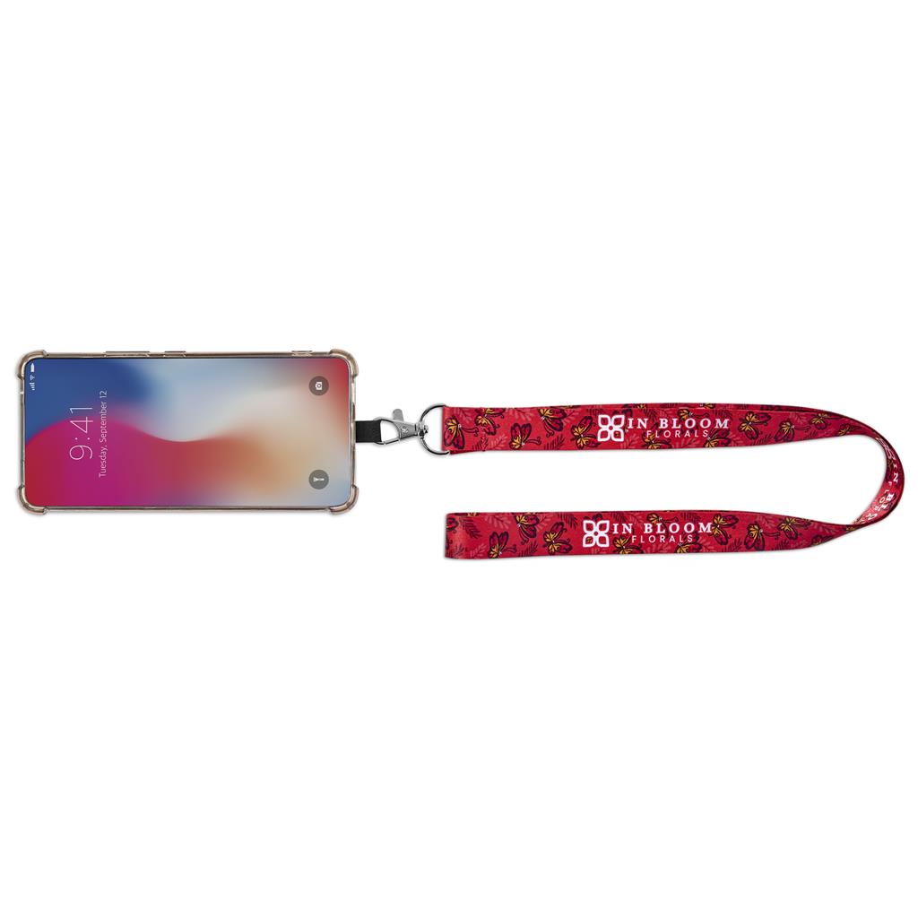 Altitude Firenze Double-Sided Sublimated Satin Phone Lanyard - Image 7