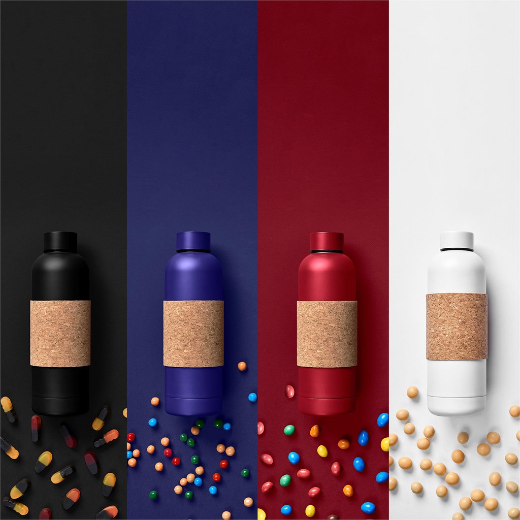 Kooshty Bermuda Kork Recycled Stainless Steel Water Bottle - 800ml - Image 6