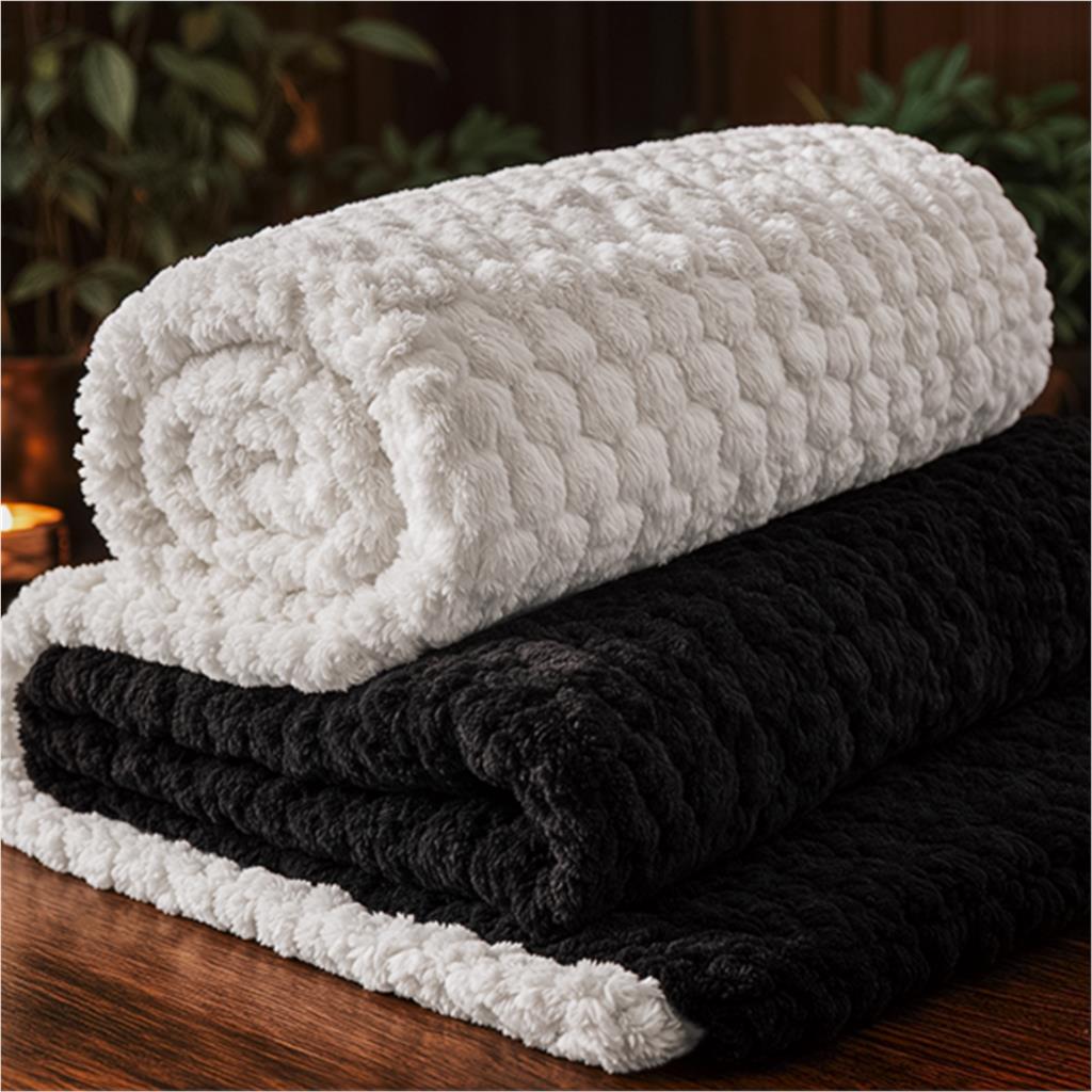 Serendipio Cozy Cloud Fleece Blanket - Image 2