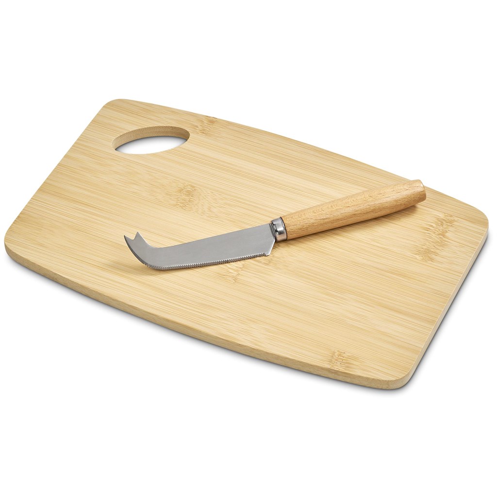 Okiyo Edamu Bamboo Cheese Board Set - Image 7