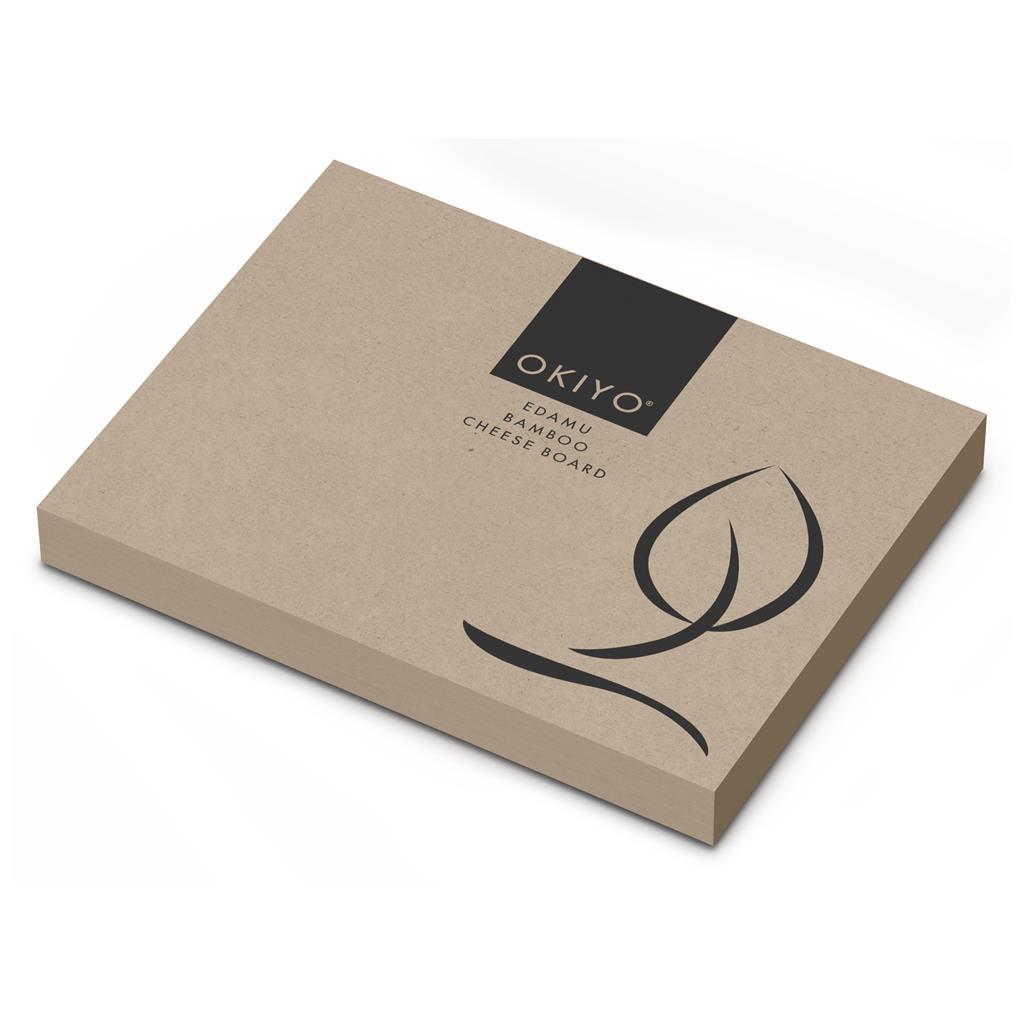 Okiyo Edamu Bamboo Cheese Board Set - Image 12