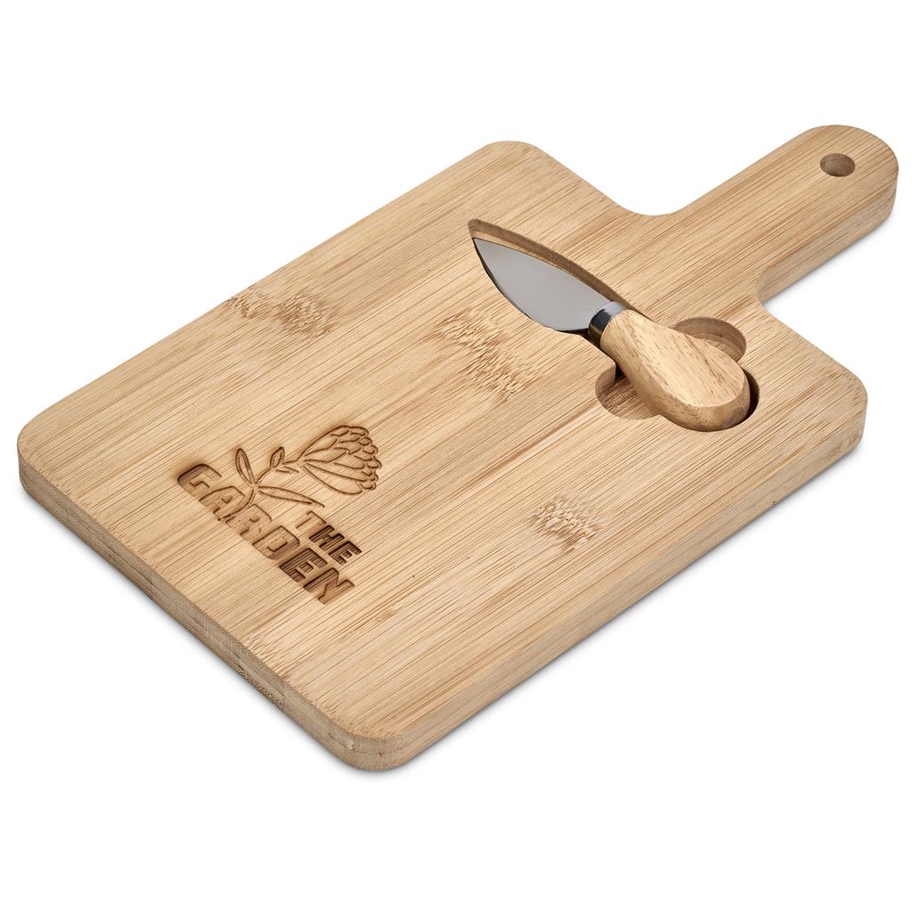 Okiyo Kanteika Bamboo Cheese Board Set - Image 5