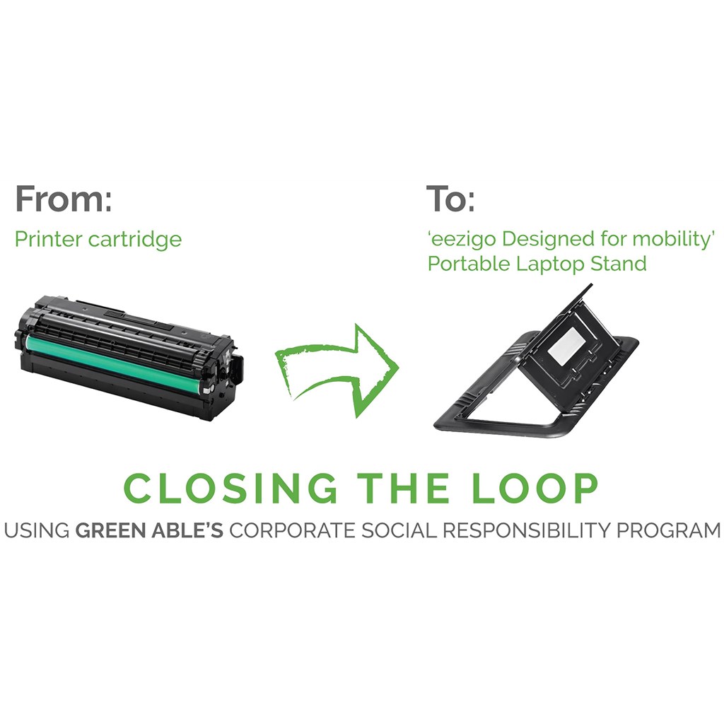 Okiyo Eezigo Recycled Plastic Portable Laptop Stand - Image 4