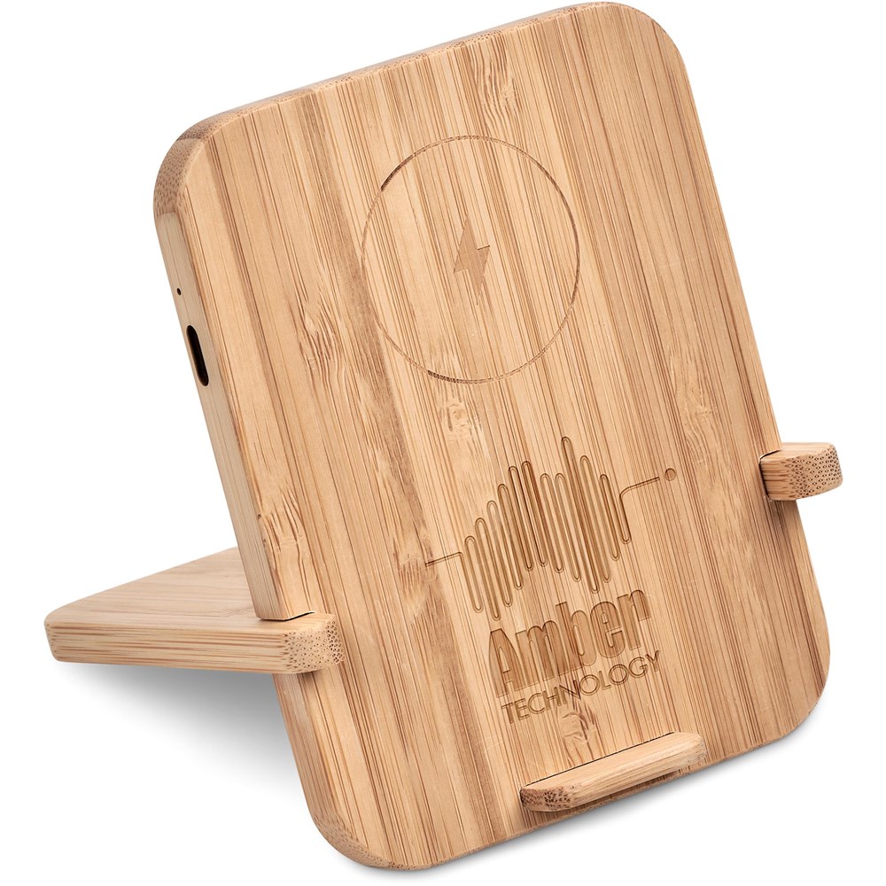 Okiyo Noryoku Bamboo Wireless Charging Phone Stand - Image 8