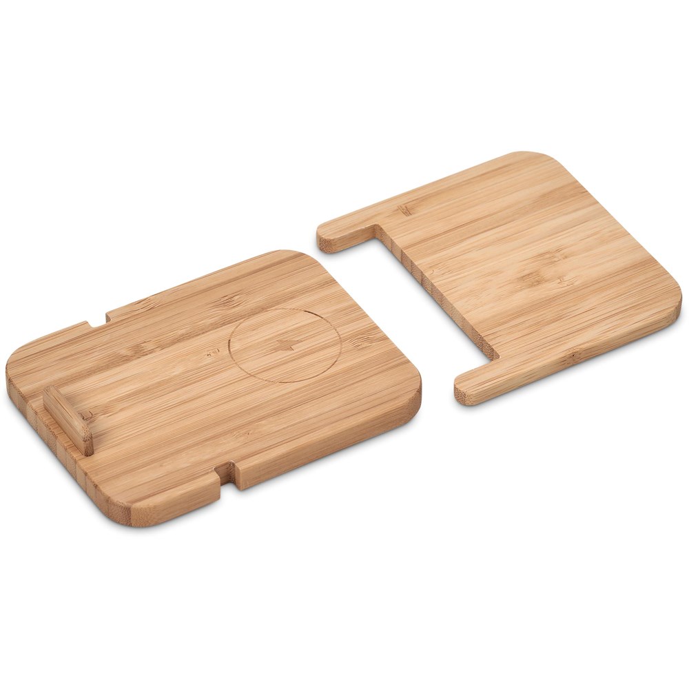 Okiyo Noryoku Bamboo Wireless Charging Phone Stand - Image 7
