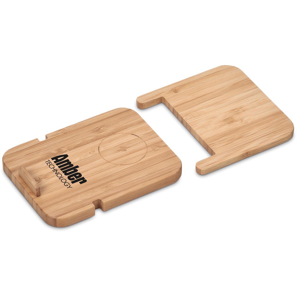 Okiyo Noryoku Bamboo Wireless Charging Phone Stand - Image 13