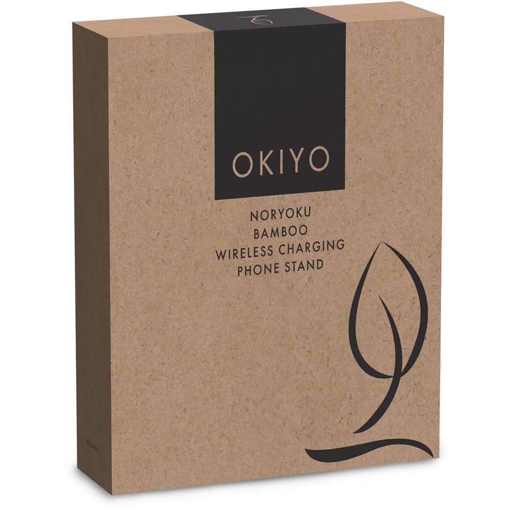 Okiyo Noryoku Bamboo Wireless Charging Phone Stand - Image 6