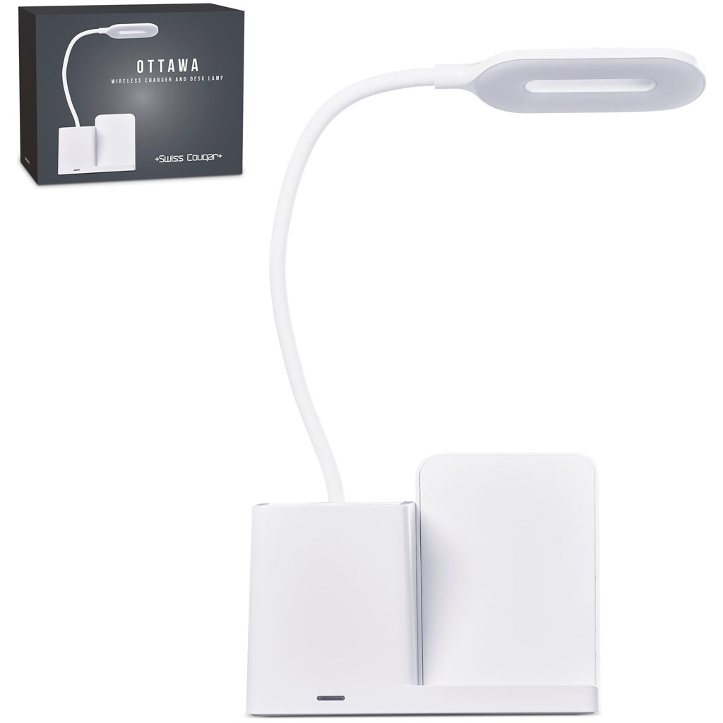Swiss Cougar Ottawa Wireless Charger and Desk Lamp - Image 18