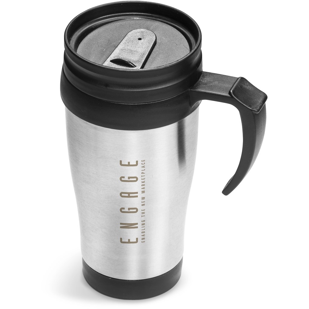 Altitude Arabica Stainless Steel & Plastic Double-Wall Mug - 450ml - Image 4