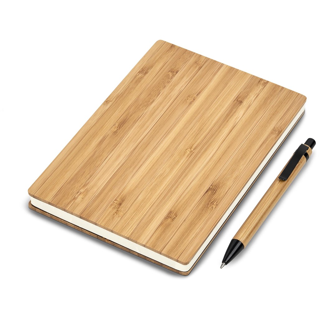 Okiyo Yahari Bamboo Notebook & Pen Set - Image 11