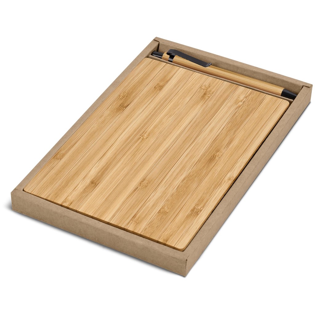 Okiyo Yahari Bamboo Notebook & Pen Set - Image 8