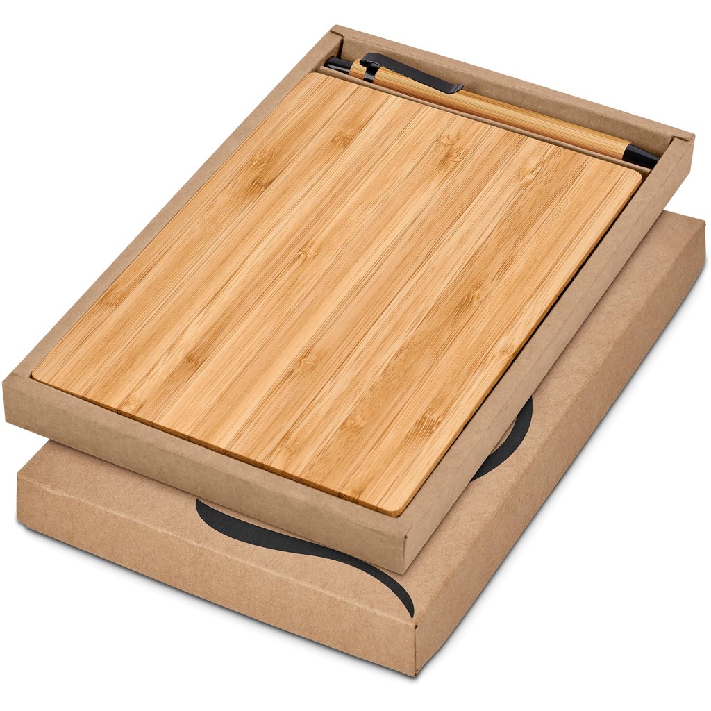 Okiyo Yahari Bamboo Notebook & Pen Set - Image 5