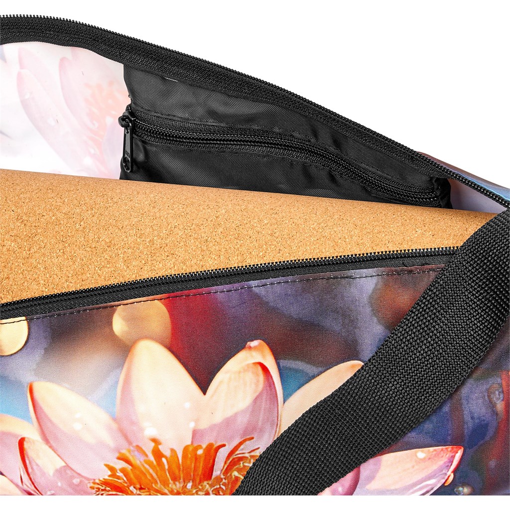 Pre-Printed Sample Hoppla Wilderness Polyester Yoga Bag - Image 4